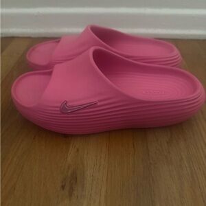 Nike Vibrant Pink Slide Sandals